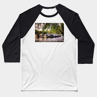 Moored Up boats HDR Baseball T-Shirt